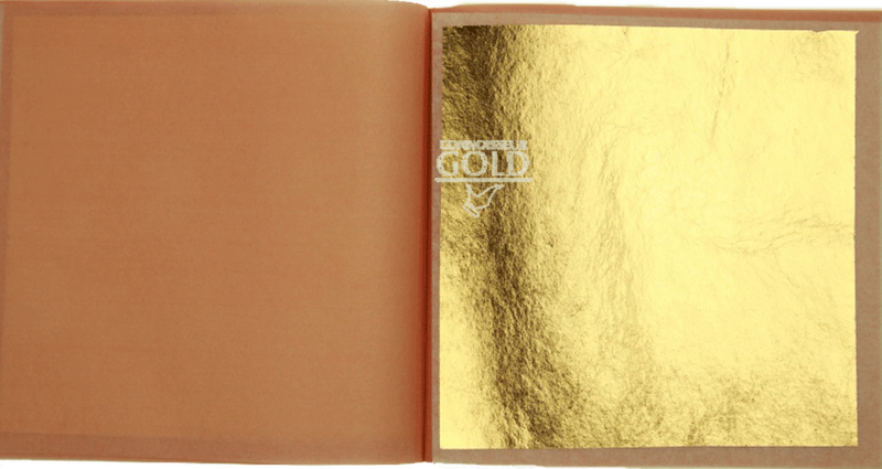 Edible Gold Leaf - 5 sheets transfer 23ct - Connoisseur Gold