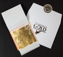 Edible Rose Gold Leaf - 10 sheets transfer 23ct - Connoisseur Gold
