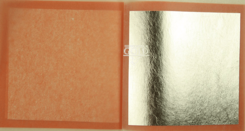 Edible Silver Leaf - 25 sheets transfer - Connoisseur Gold