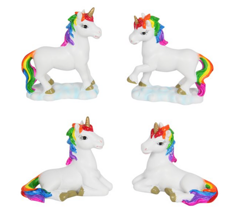 10cm Rainbow Unicorn Cake Ornament
