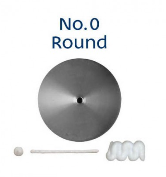 No 0 Round Piping Tip - Loyal