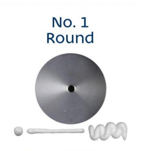 No 1 Round Piping Tip - Loyal