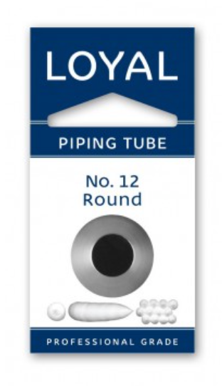 No 12 Round Piping Tip - Loyal