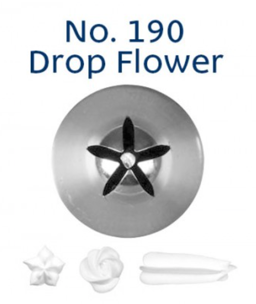 No 190 Drop Flower Medium Piping Tip - Loyal