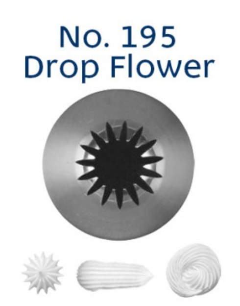 No 195 Drop Flower Medium Piping Tip - Loyal