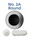 No 1A Round Medium Piping Tip - Loyal