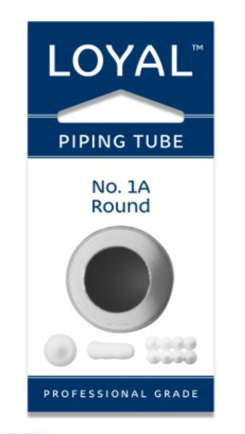 No 1A Round Medium Piping Tip - Loyal