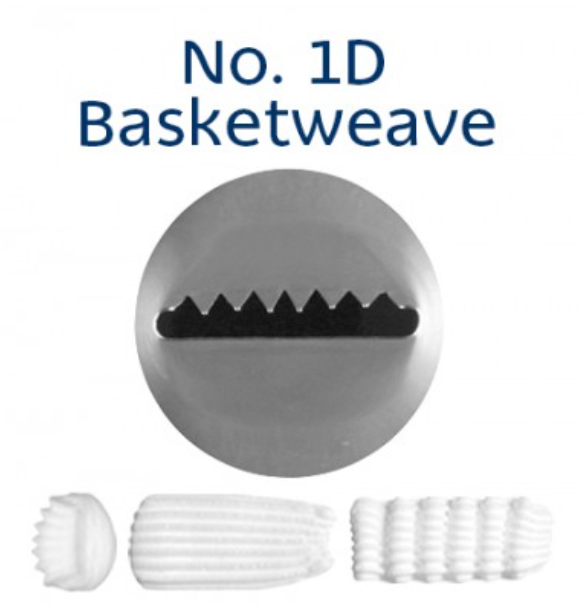 No 1D Basketweave Medium Piping Tip - Loyal