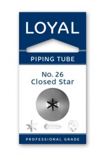 No 26 Closed Star Piping Tip - Loyal