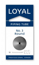 No 3 Round Piping Tip - Loyal