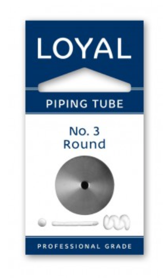 No 3 Round Piping Tip - Loyal