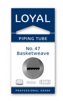 No 47 Basketweave Piping Tip - Loyal