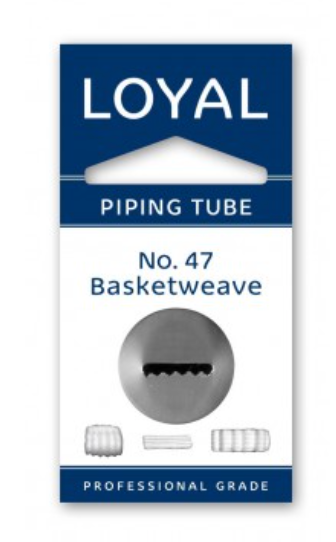 No 47 Basketweave Piping Tip - Loyal
