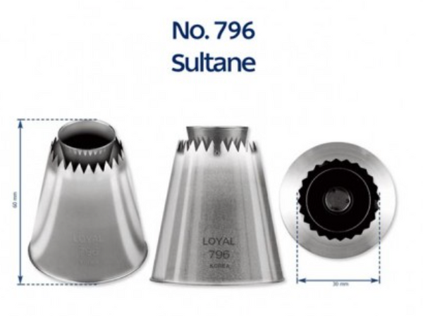 No 796 Sultane Extra Large Piping Tip - Loyal