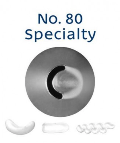 No 80 Speciality Petal Piping Tip - Loyal