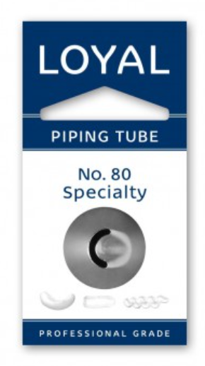 No 80 Speciality Petal Piping Tip - Loyal