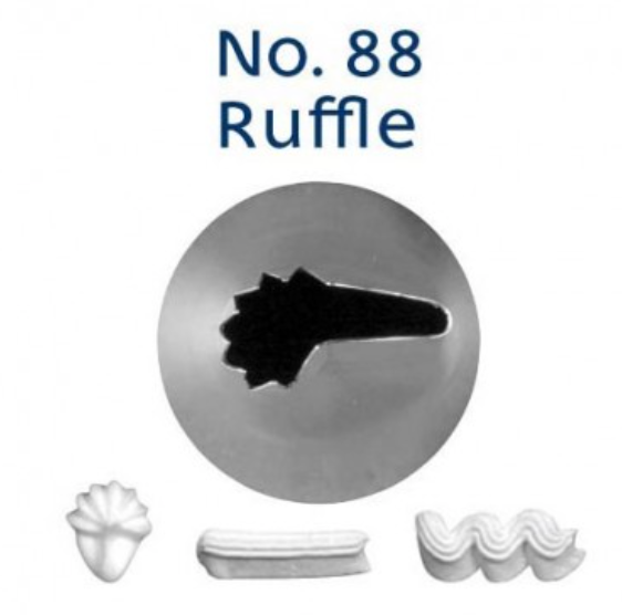 No 88 Ruffle Piping Tip - Loyal