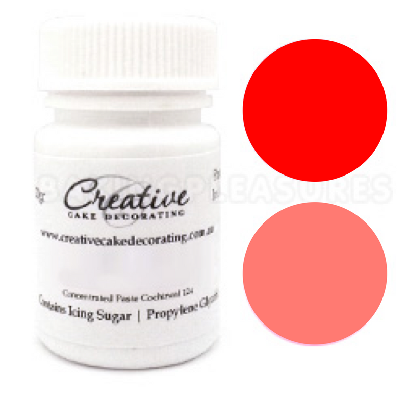 Creative Natural Paste Colours - Red - 20g