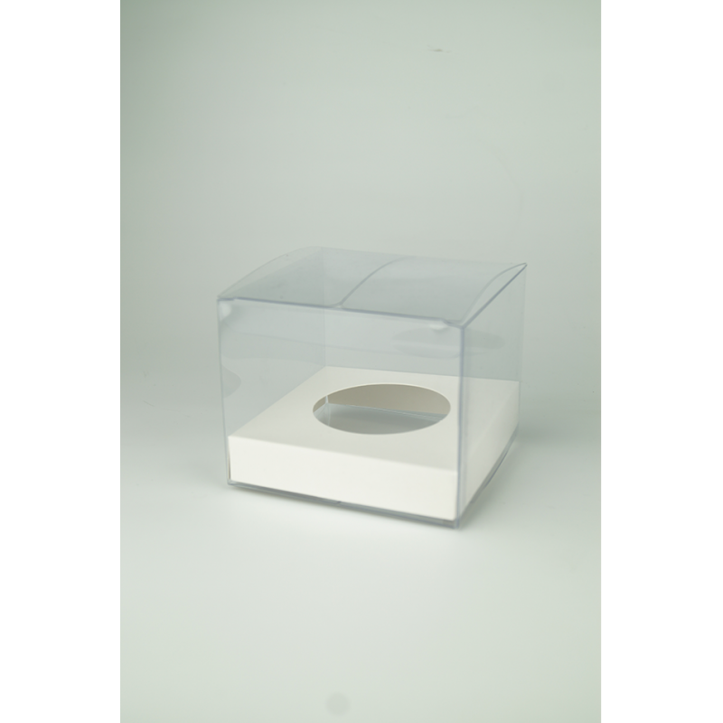 Cupcake Box - 1 Hold (Single) - Clear