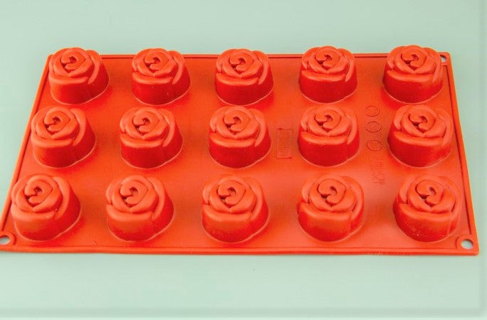 Chocolate Baking Mould Silicone - Small Rose