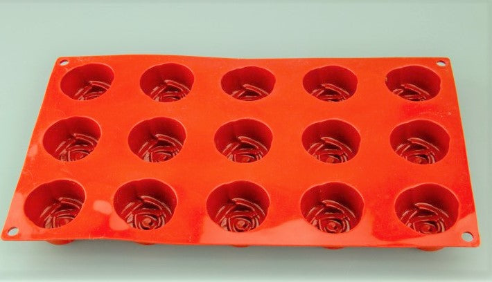 Chocolate Baking Mould Silicone - Small Rose