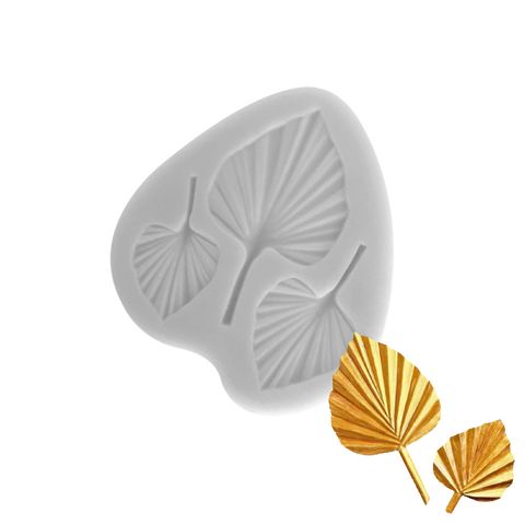 Silicone Mould - Small Spear Palm Leaf (3 cavities)