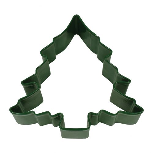 Cookie Cutter - Christmas Tree (Snow Branches) 9cm (Green)