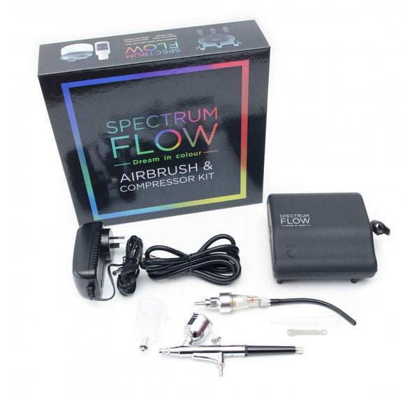 Airbrush Machine ( Air Brush Gun & Compressor Set ) - Spectrum Flow