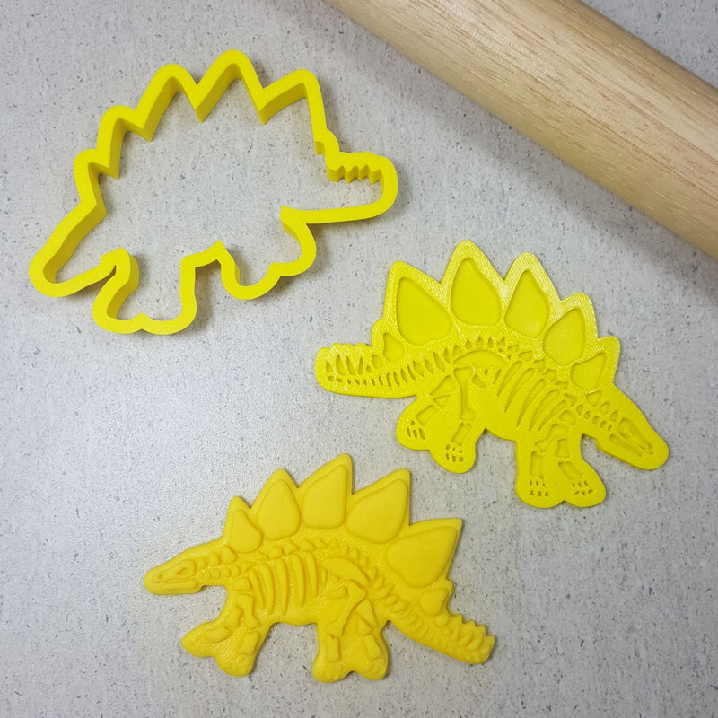 Embosser & Cutter Set - Stegosaurus Fossil (Dinosaur)