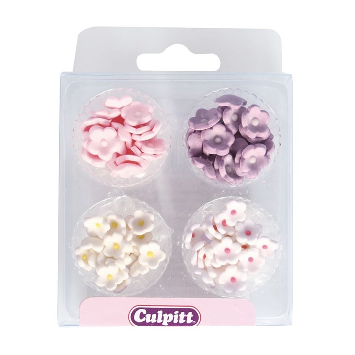 Sugar Flowers - Mini Assorted Flowers (Blossoms) 100pk