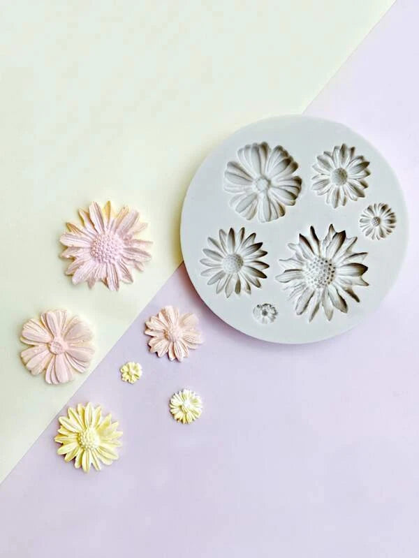 Silicone Mould - Sunflowers (6 Cavities)