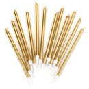 Tall Candle 12 pk – Gold