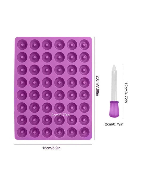 Candy Mould - Teeny Tiny Donut Gummy Silicone Mould