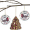 Tin Bauble - Christmas Robin & Holly storage tin (bauble)