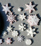 Silicone Mould - Snowflakes (Asstd tiny designs) - Christmas