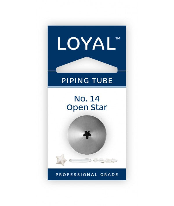 No 14 Open Star (5 Point) Small Piping Tip - Loyal