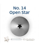 No 14 Open Star (5 Point) Small Piping Tip - Loyal