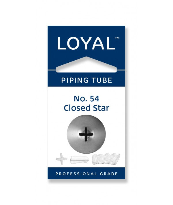 No 54 Closed Star Small Piping Tip - Loyal