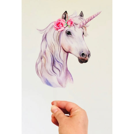 Unicorn Head – Printed Acrylic Cake Topper