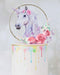 Unicorn Head – Printed Acrylic Cake Topper