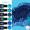 Vivid Gel Paste Food Colour Set - Ocean 6 Pack (x21g)