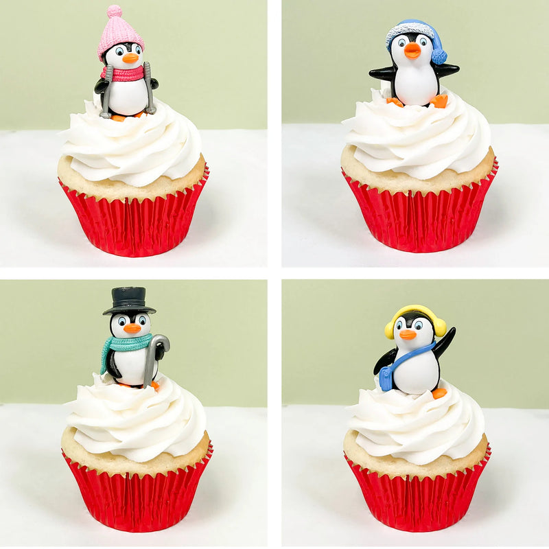 Cake Topper - Winter Penguin (assorted designs)