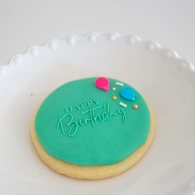 Happy Birthday Embosser - Sugar Crafty