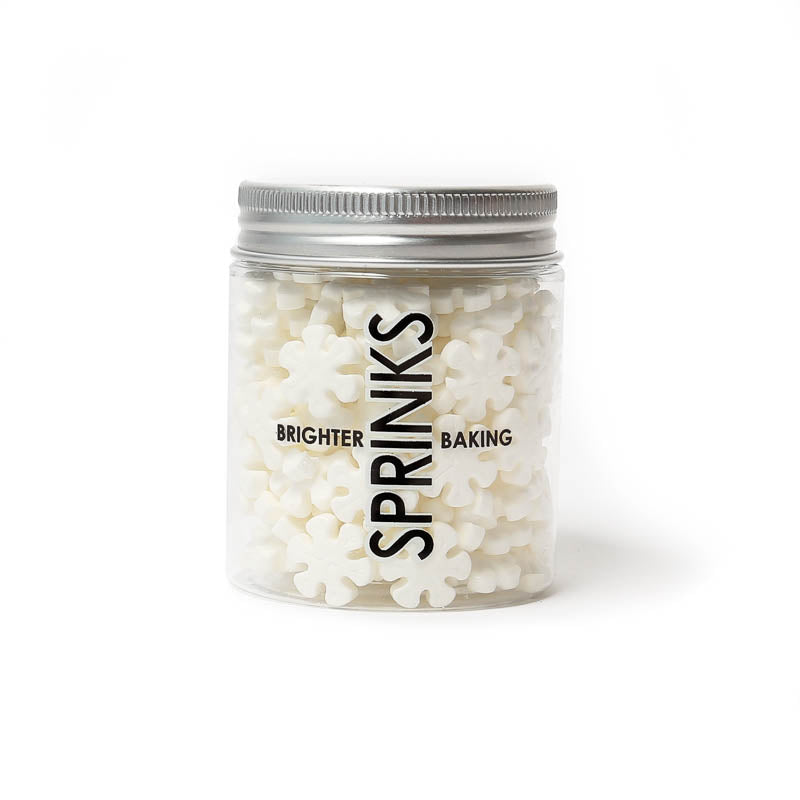 Sprinkles - Snowflakes White Extra Large 60g