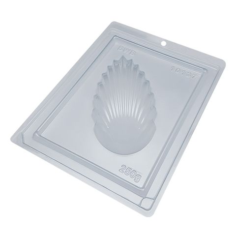 Chocolate Mould - Shell Textured Easter Egg 250g - 3 Piece Mould