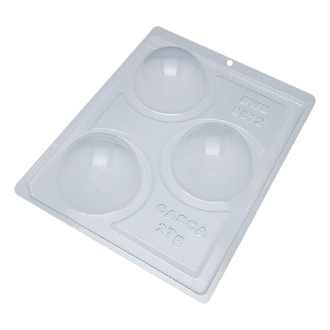 Chocolate Mould - Sphere 70mm - 3 Piece Mould
