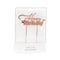 Cake Topper - Happy Birthday (V1) - Rose Gold Plated