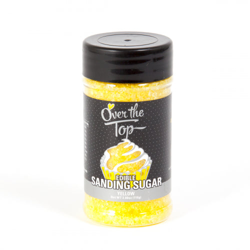 Sprinkles: Yellow Sanding Sugar 80g - Over The Top Bling