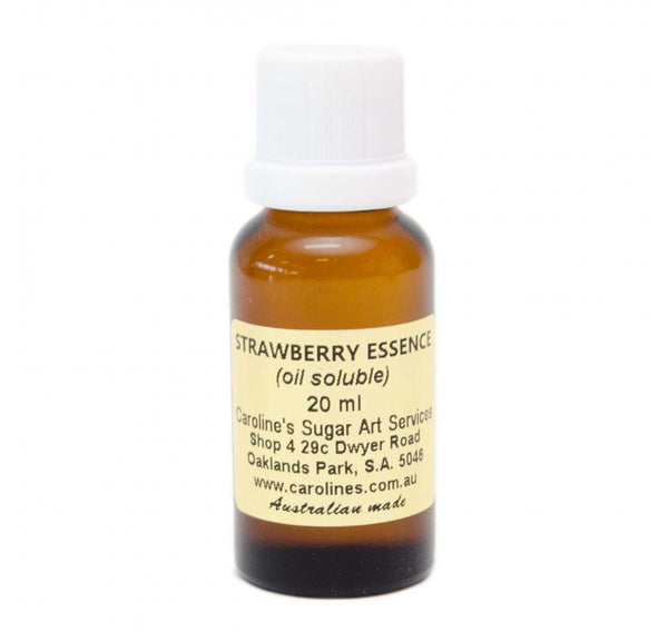 Strawberry Essence 20ml - Carolines Sugar Art