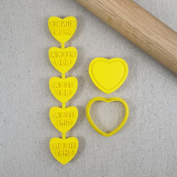 Embosser Bundle Of Joy Candy Heart Baby V2 Set - CCC